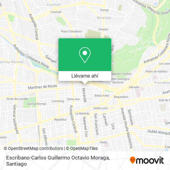 Mapa de Escribano-Carlos Guillermo Octavio Moraga