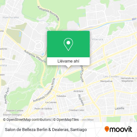 Mapa de Salon de Belleza Berlin & Dealeras