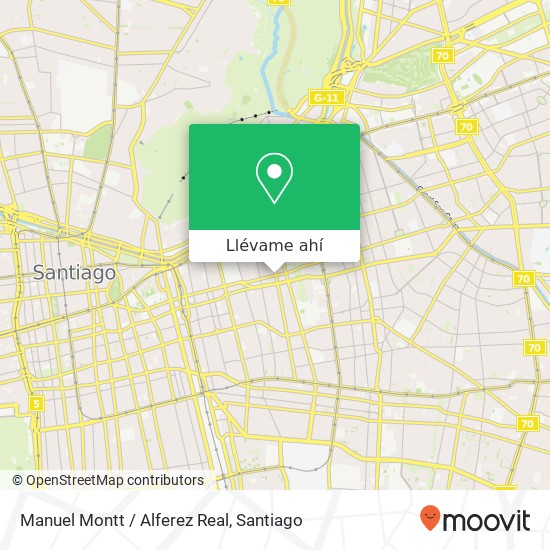 Mapa de Manuel Montt / Alferez Real