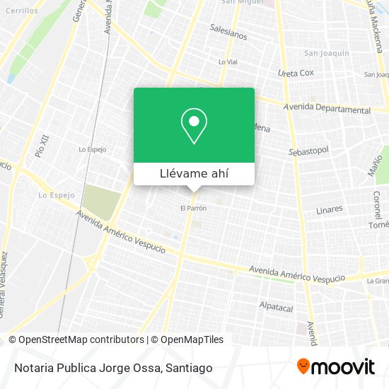 Mapa de Notaria Publica Jorge Ossa