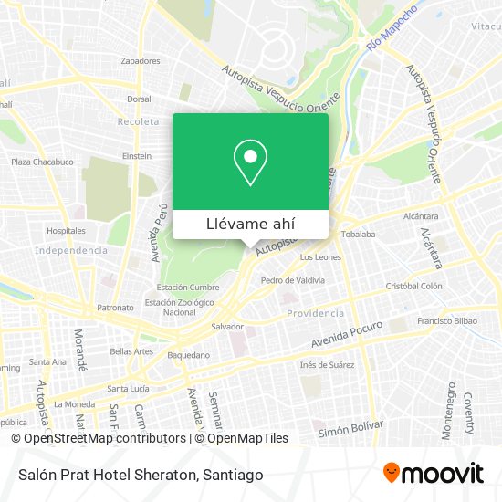 Mapa de Salón Prat Hotel Sheraton