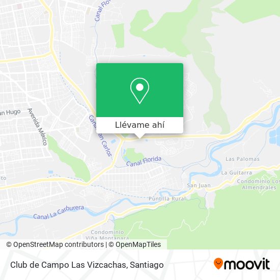 Mapa de Club de Campo Las Vizcachas