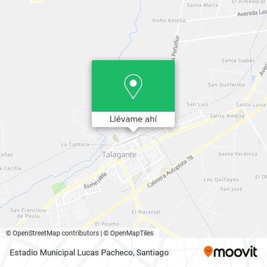Mapa de Estadio Municipal Lucas Pacheco
