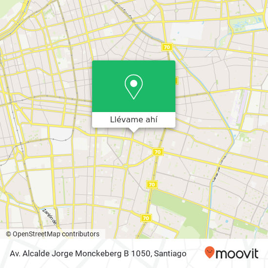 Mapa de Av. Alcalde Jorge Monckeberg B 1050