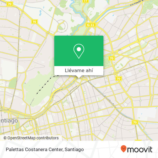 Mapa de Palettas Costanera Center