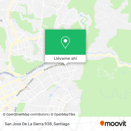 Mapa de San Jose De La Sierra 93B