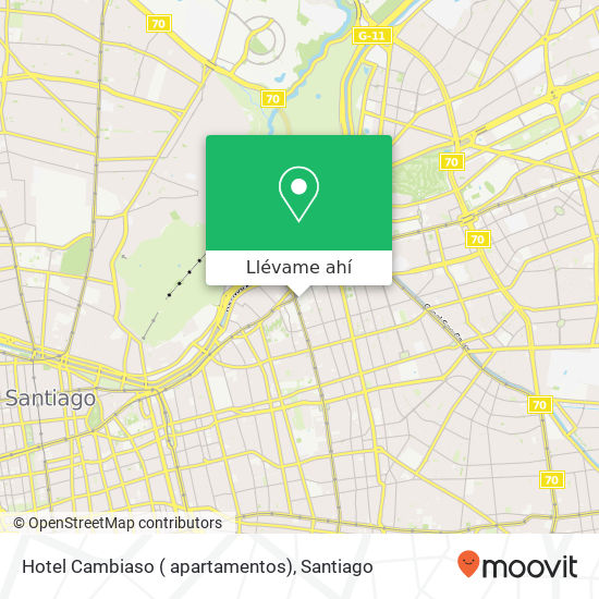 Mapa de Hotel Cambiaso ( apartamentos)