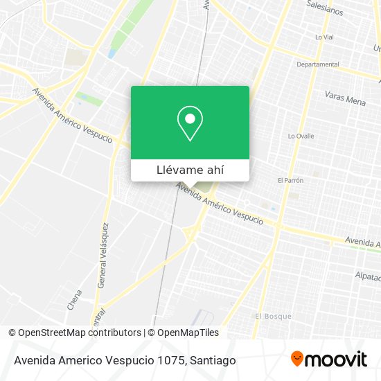 Mapa de Avenida Americo Vespucio 1075