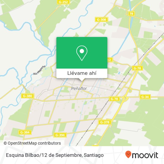 Mapa de Esquina Bilbao / 12 de Septiembre