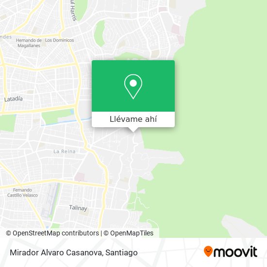 Mapa de Mirador Alvaro Casanova