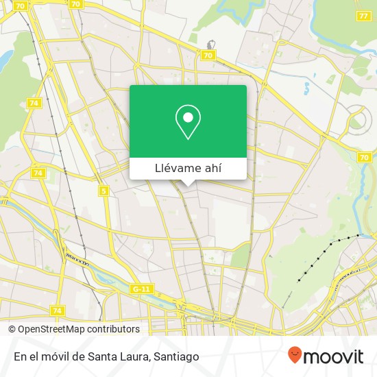 Mapa de En el móvil de Santa Laura