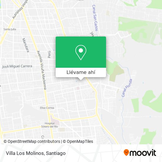 Mapa de Villa Los Molinos