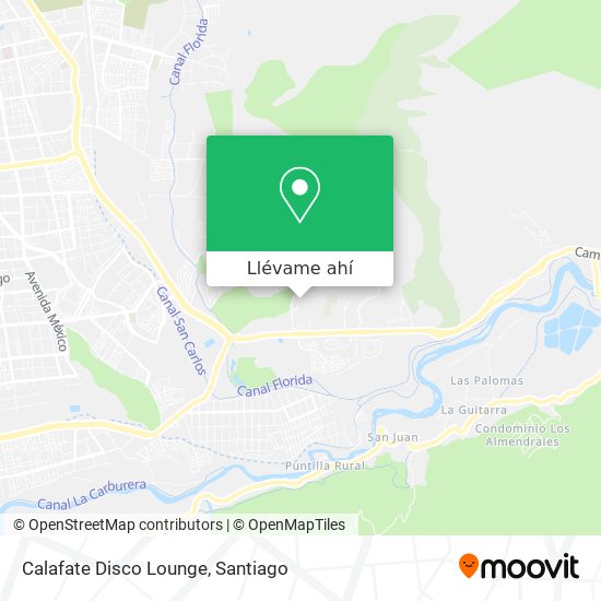 Mapa de Calafate Disco Lounge