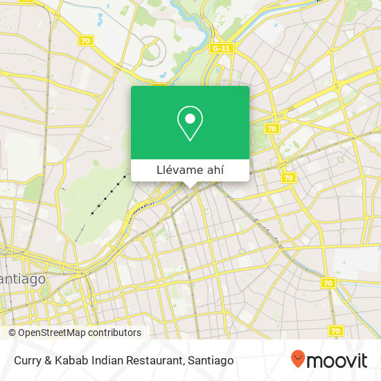 Mapa de Curry & Kabab Indian Restaurant