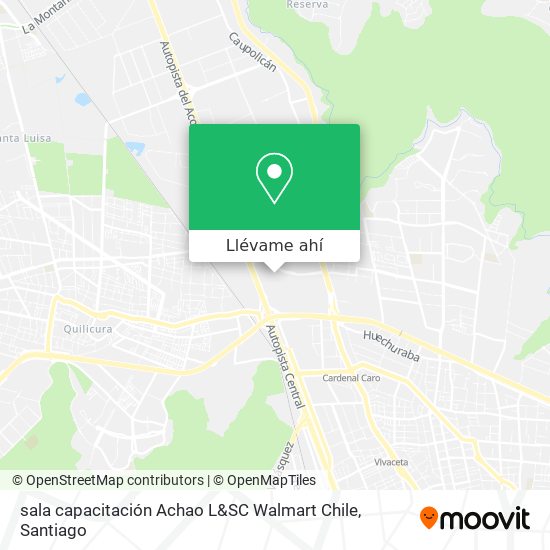 Mapa de sala capacitación Achao L&SC Walmart Chile