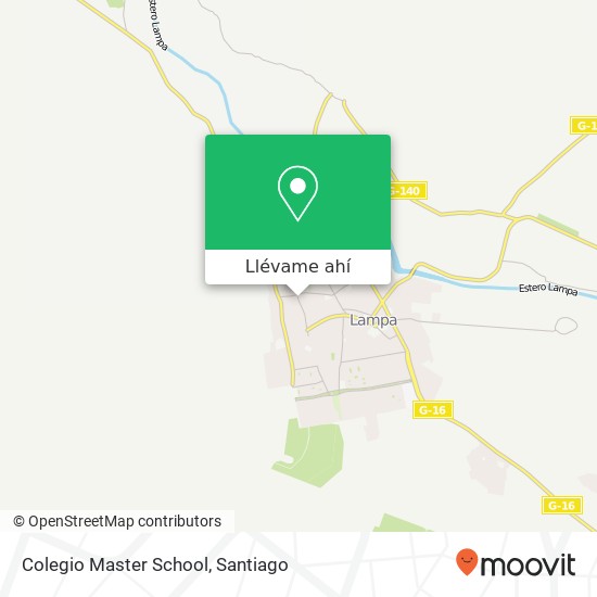 Mapa de Colegio Master School