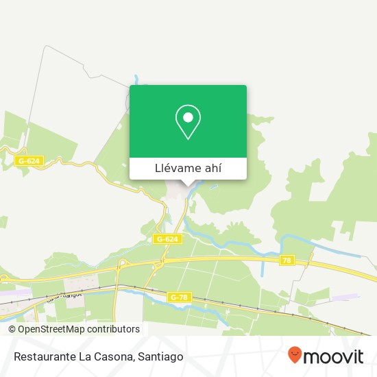 Mapa de Restaurante La Casona