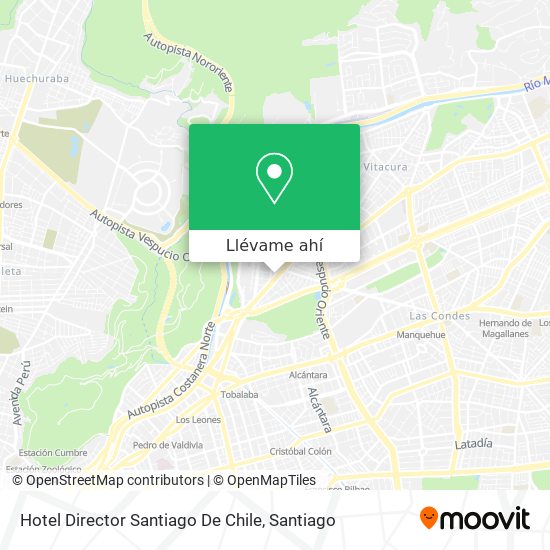 Mapa de Hotel Director  Santiago De Chile