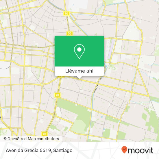 Mapa de Avenida Grecia 6619