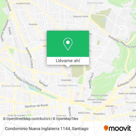 Mapa de Condominio Nueva Inglaterra 1144