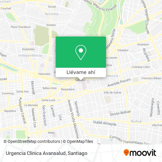 Mapa de Urgencia Clinica Avansalud