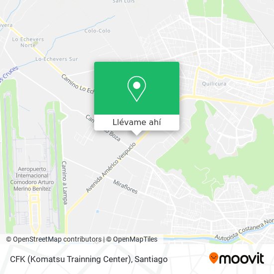 Mapa de CFK  (Komatsu Trainning Center)