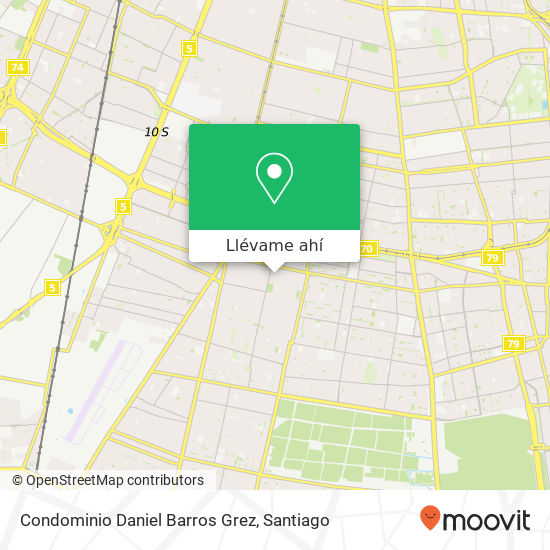 Mapa de Condominio Daniel Barros Grez