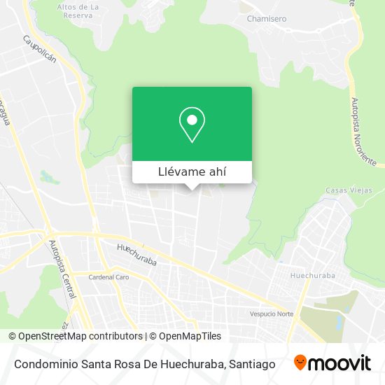 Mapa de Condominio Santa Rosa De Huechuraba