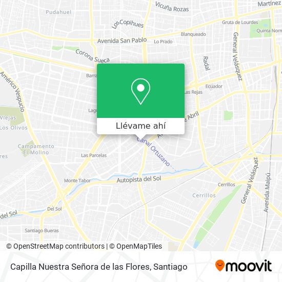 Mapa de Capilla Nuestra Señora de las Flores