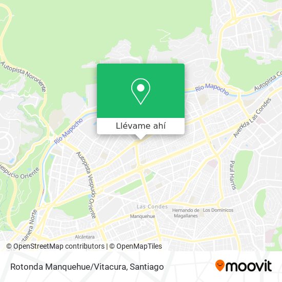 Mapa de Rotonda Manquehue/Vitacura