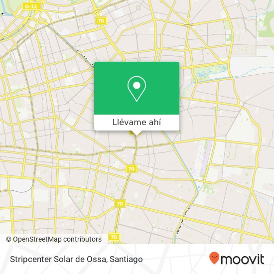 Mapa de Stripcenter Solar de Ossa