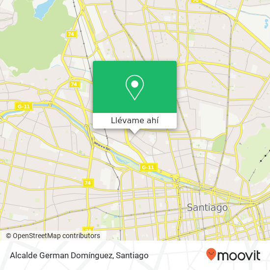 Mapa de Alcalde German Domínguez