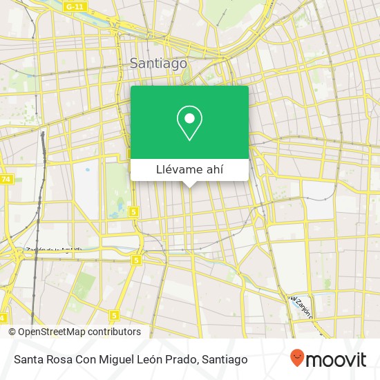 Mapa de Santa Rosa Con Miguel León Prado