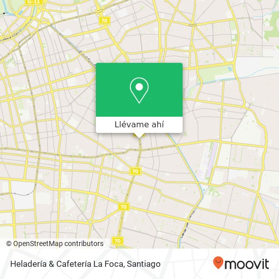 Mapa de Heladería & Cafetería La Foca