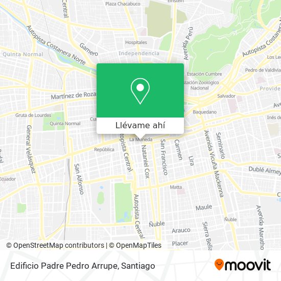 Mapa de Edificio Padre Pedro Arrupe