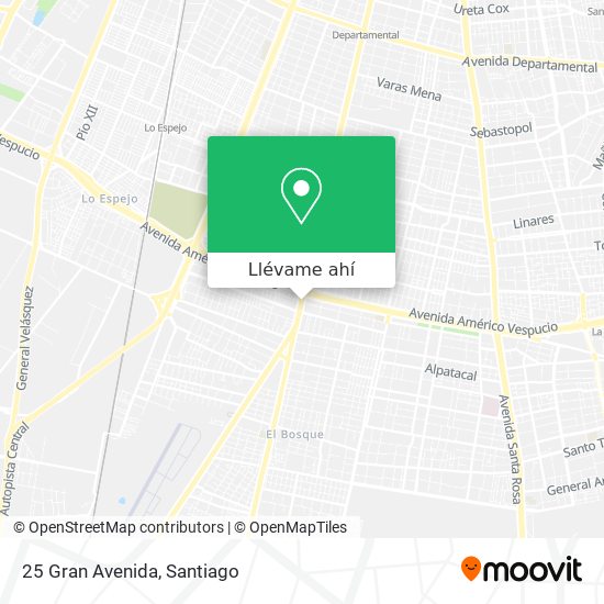 Mapa de 25 Gran Avenida