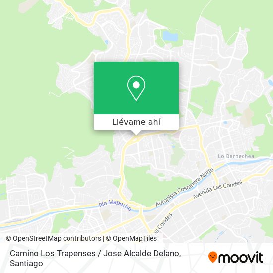 Mapa de Camino Los Trapenses / Jose Alcalde Delano