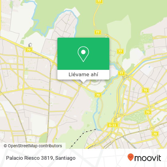 Mapa de Palacio Riesco 3819