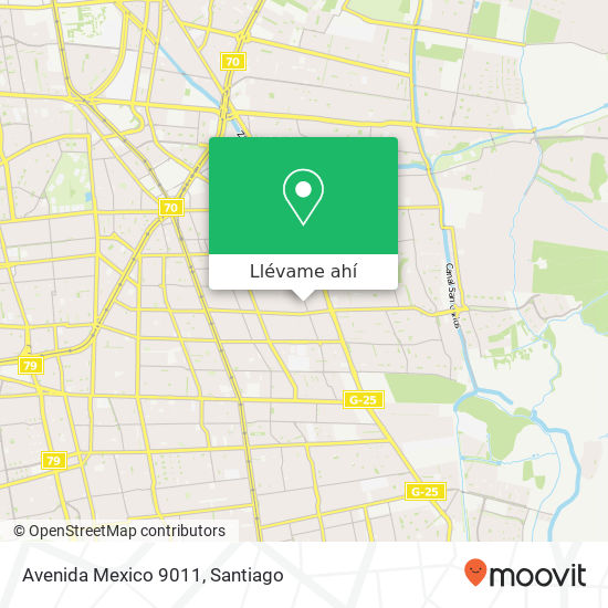 Mapa de Avenida Mexico 9011