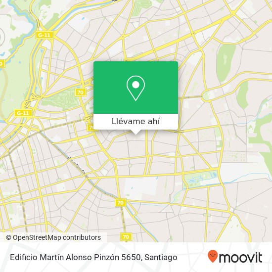 Mapa de Edificio Martín Alonso Pinzón 5650