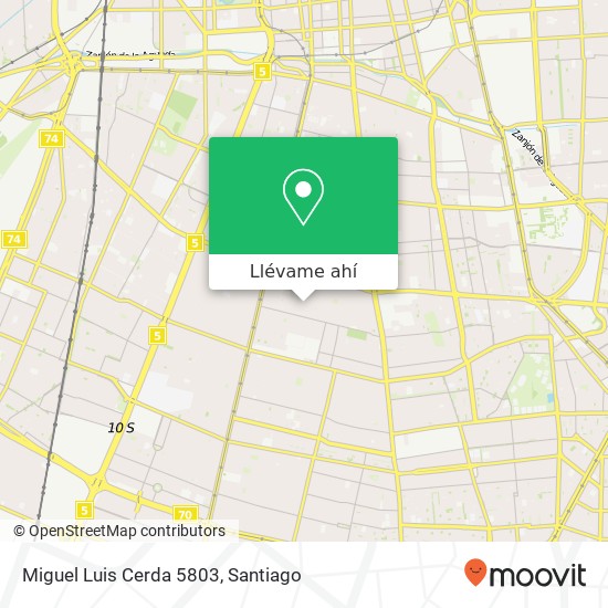 Mapa de Miguel Luis Cerda 5803