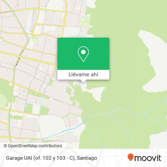 Mapa de Garage UAI (of. 102 y 103 - C)