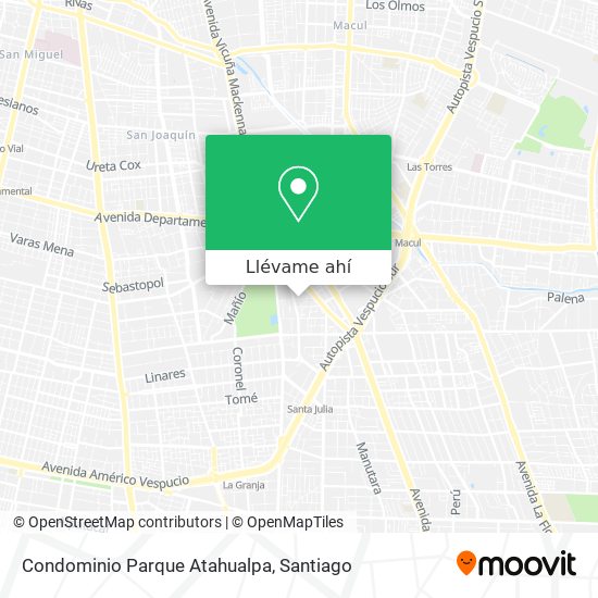 Mapa de Condominio Parque Atahualpa