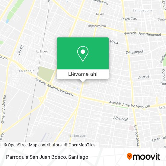 Mapa de Parroquia San Juan Bosco