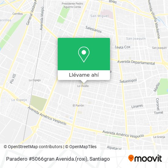 Mapa de Paradero #5066gran Avenida.(roxi)