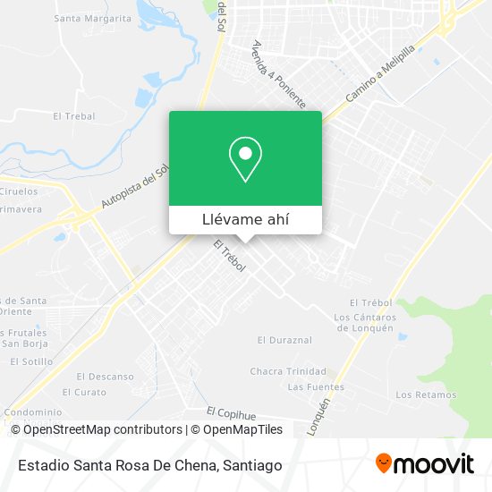 Mapa de Estadio Santa Rosa De Chena