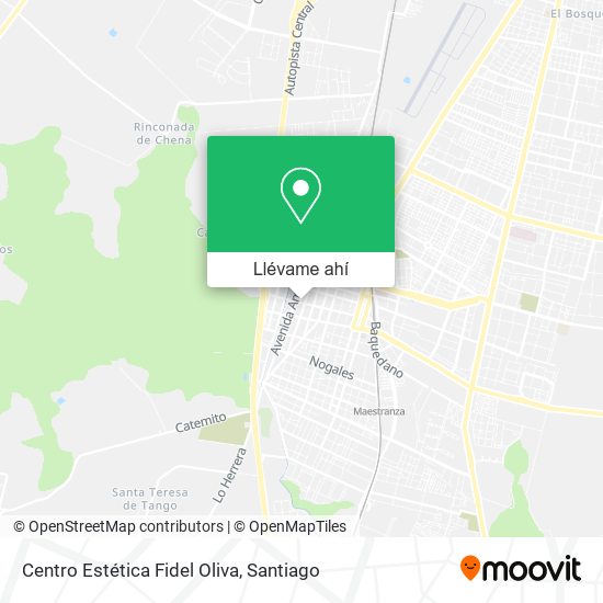 Mapa de Centro Estética Fidel Oliva