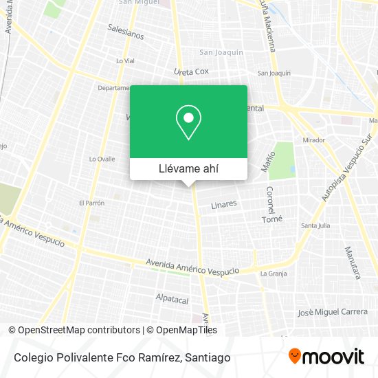Mapa de Colegio Polivalente Fco Ramírez