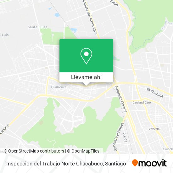 Mapa de Inspeccion del Trabajo Norte Chacabuco