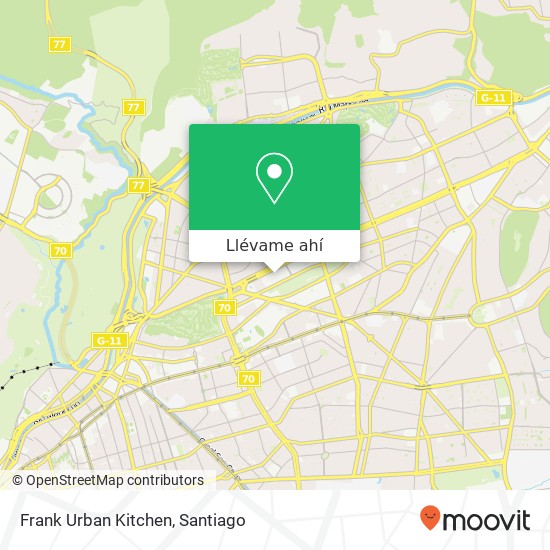 Mapa de Frank Urban Kitchen